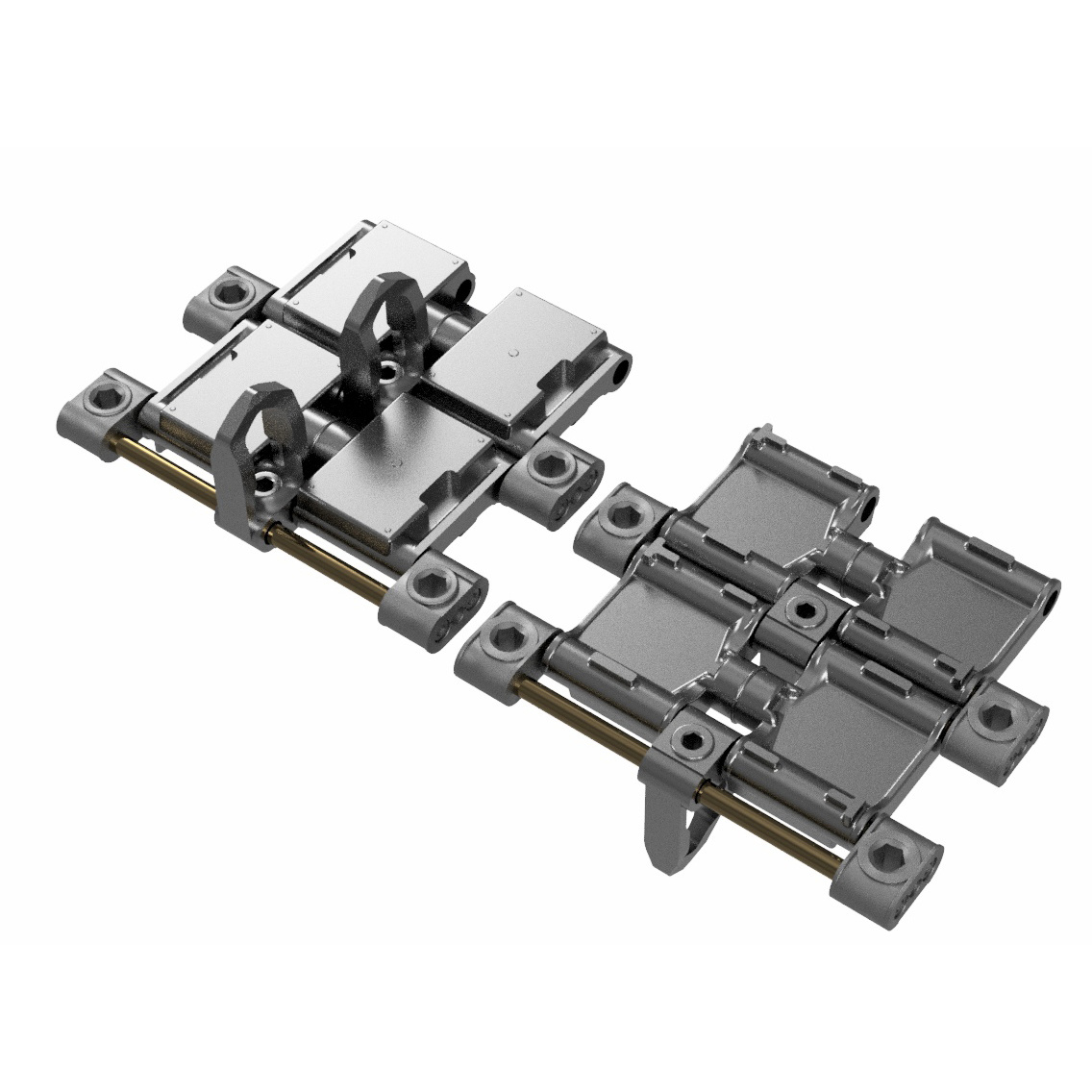 TL35018 GE Models 1/35 Set-up tracks for BMP 3 with metal fingers (for the Zvezda model, art. 3649)