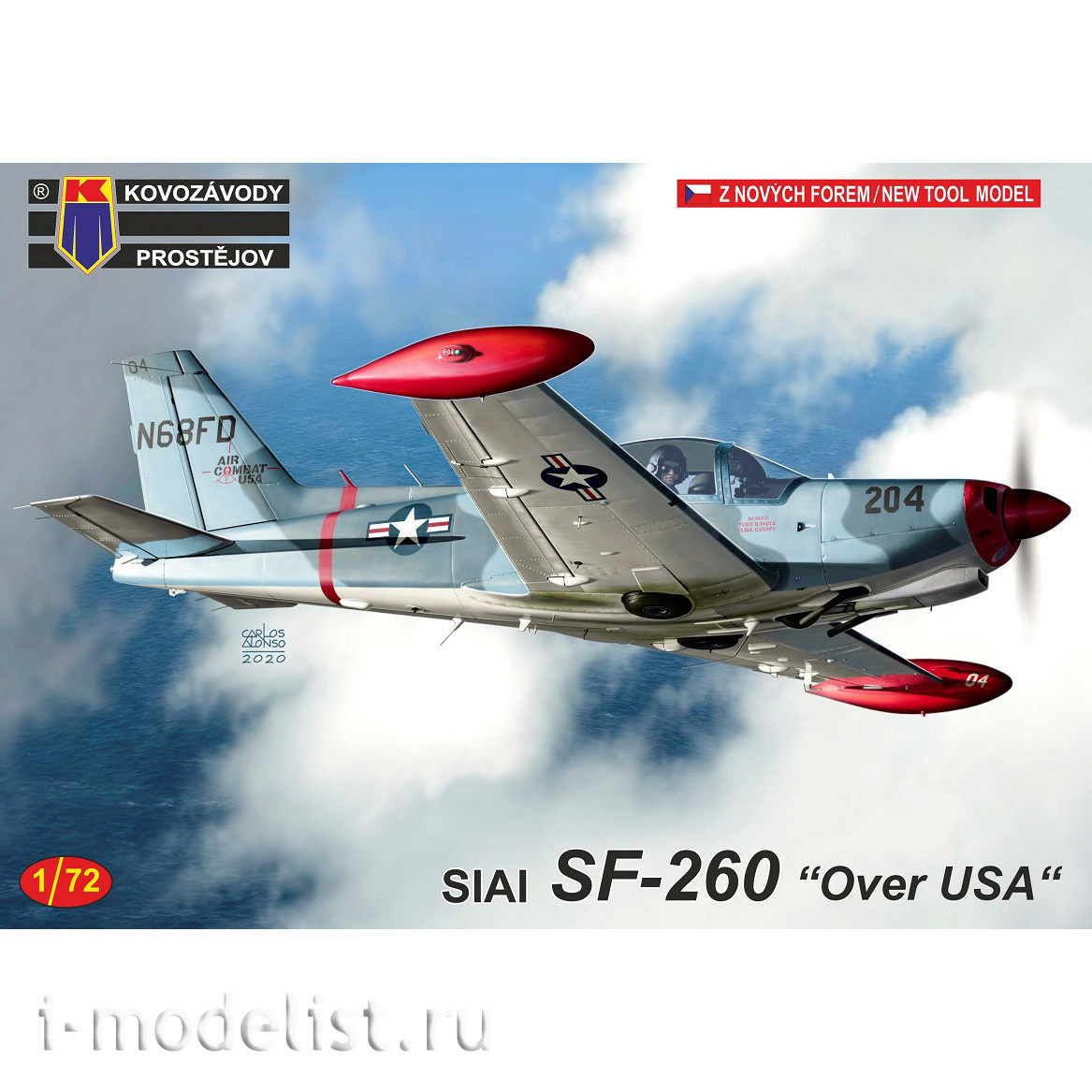 KPM0209 Kovozavody Prostejov 1/72 Aircraft SIAI SF-260 