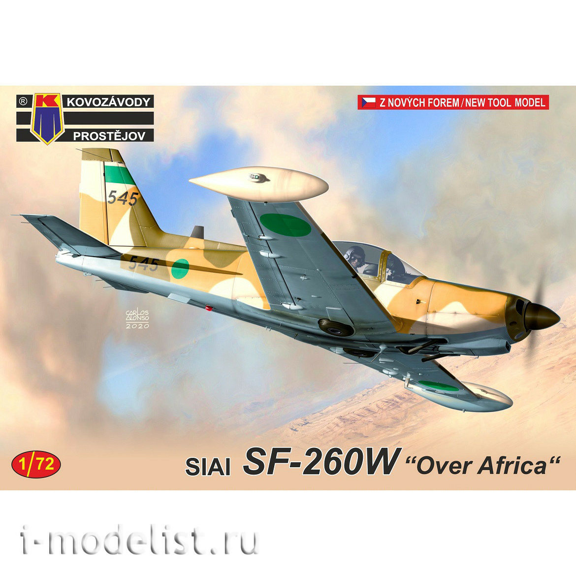 kpm0210 kovozavody prostejov 1/72 aircraft siai sf-260w 