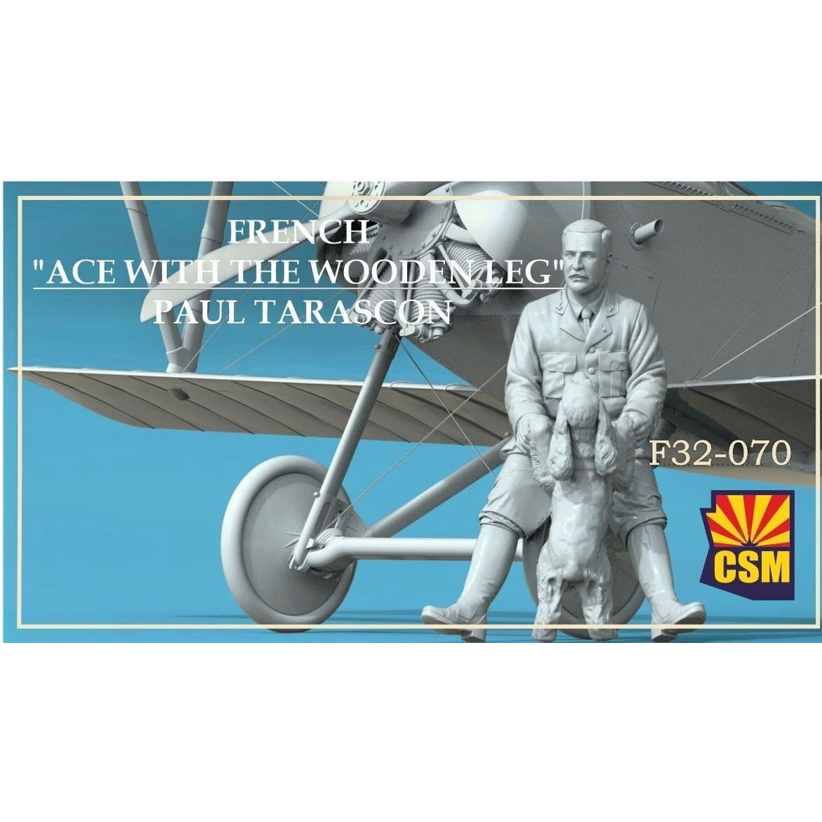 F32-070 Copper State Models 1/32 Французский ас с деревянной ногой - Поль Тараскон