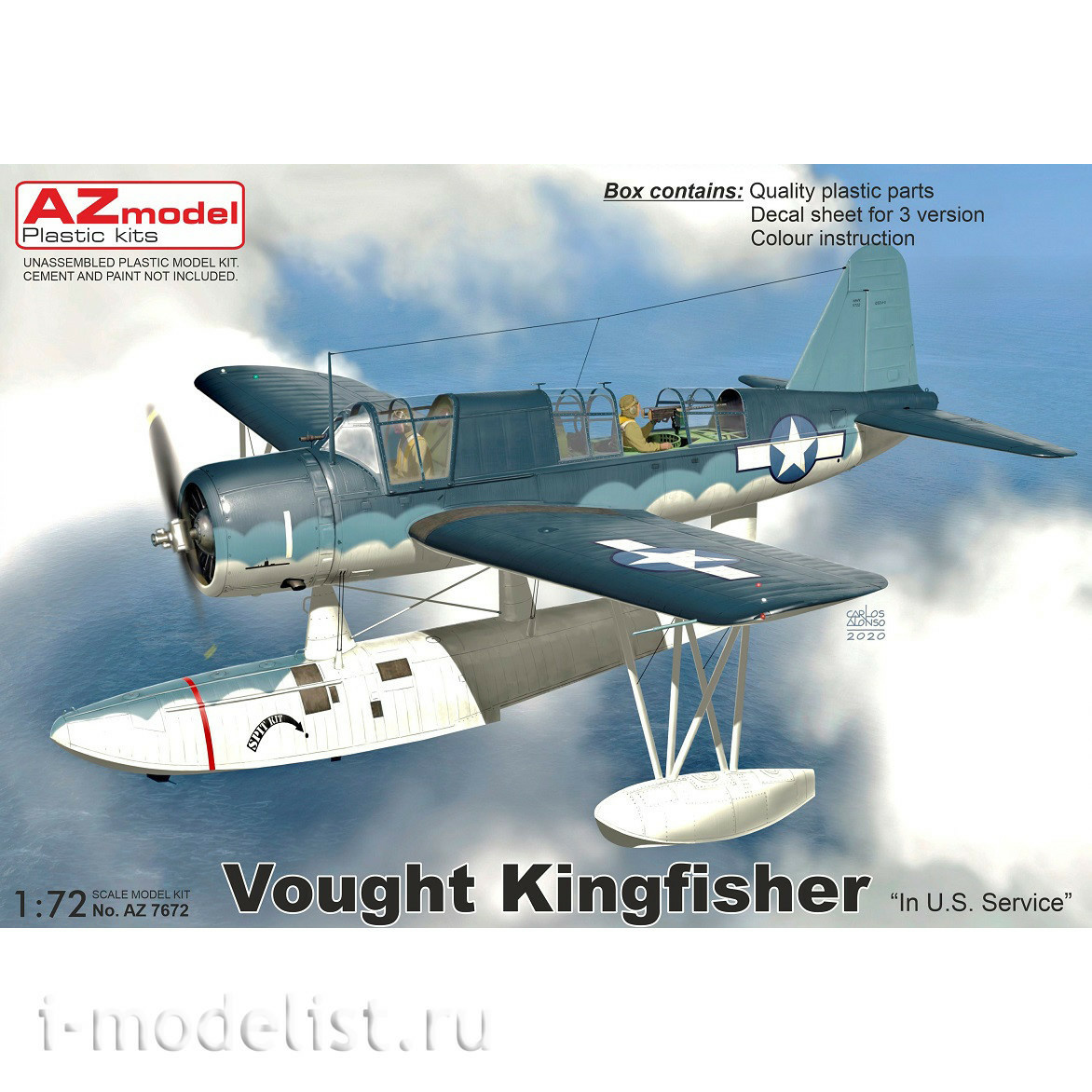 AZ7672 AZModel 1/72 Kingfisher Aircraft 