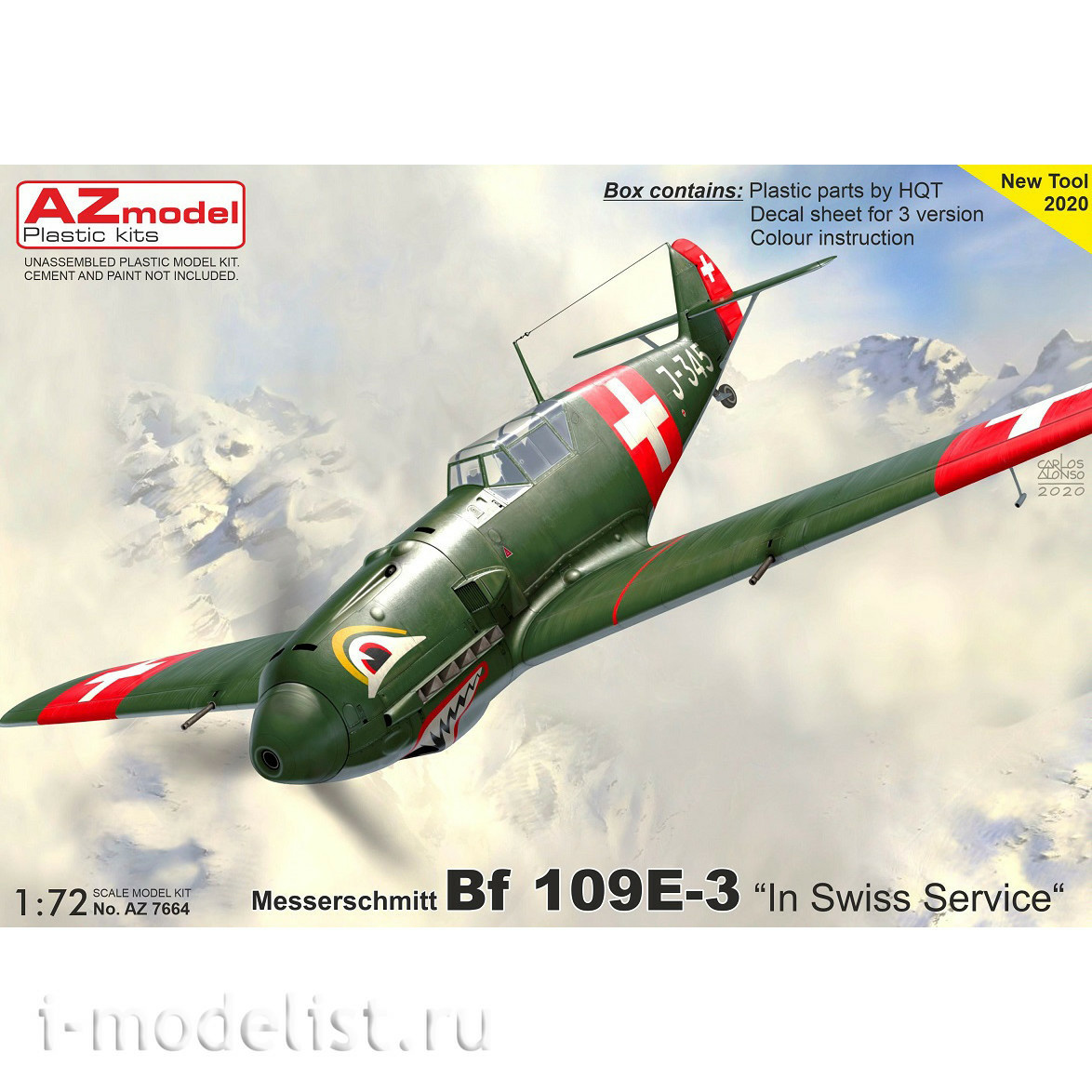 AZ7664 AZModel 1/72 Fighter Bf 109E-3 