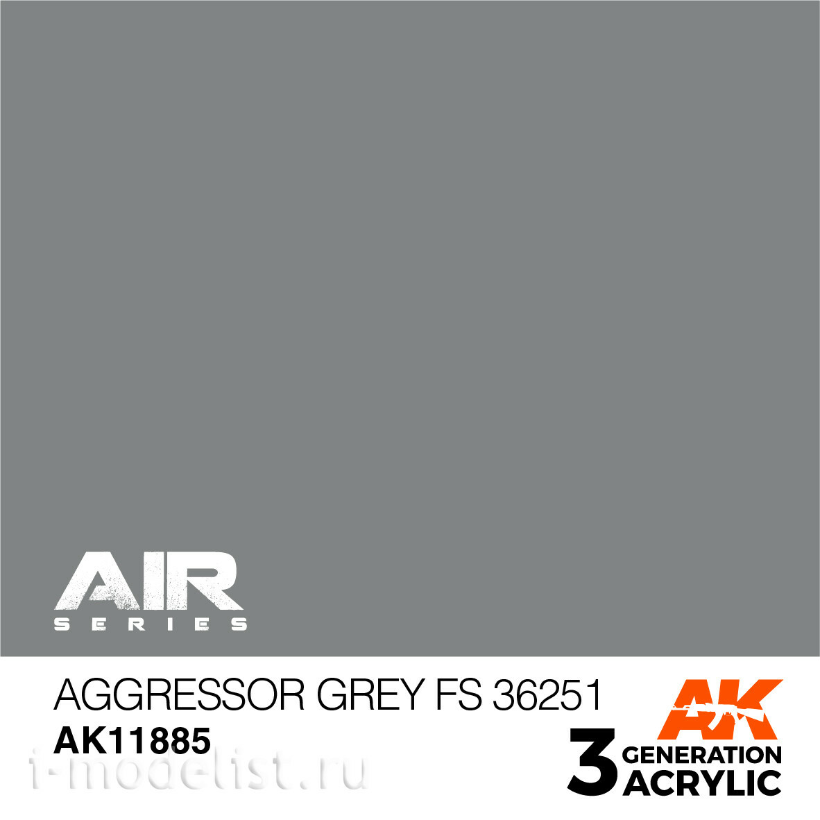AK11885 AK Interactive Acrylic paint AGGRESSOR GREY FS 36251