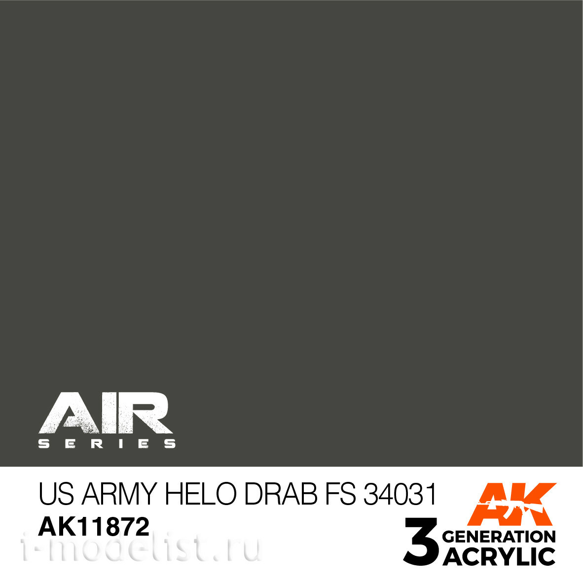 AK11872 AK Interactive Acrylic paint US ARMY HELO DRAB FS 34031