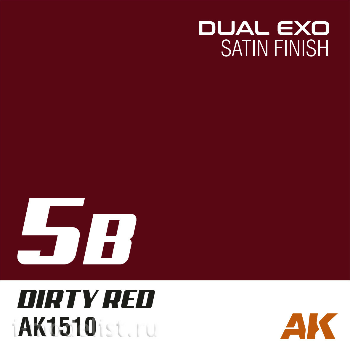 AK1510 AK Interactive Paint Dual Exo 5B - Dirty Red, 60 ml