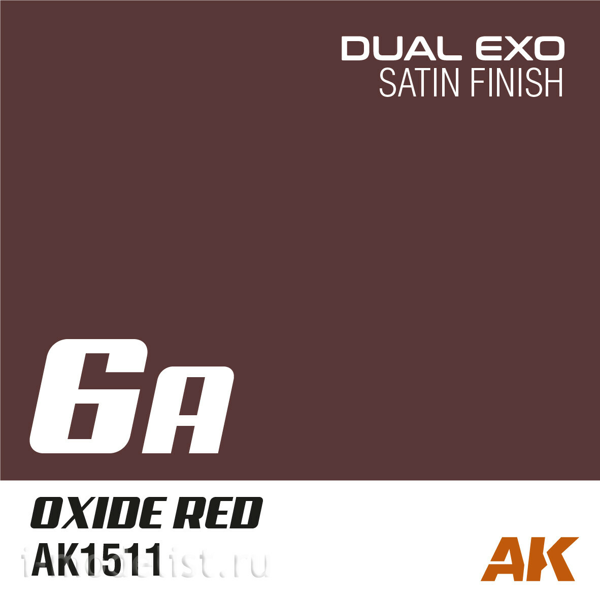 AK1511 AK Interactive Paint Dual Exo 6A - Red oxide, 60 ml
