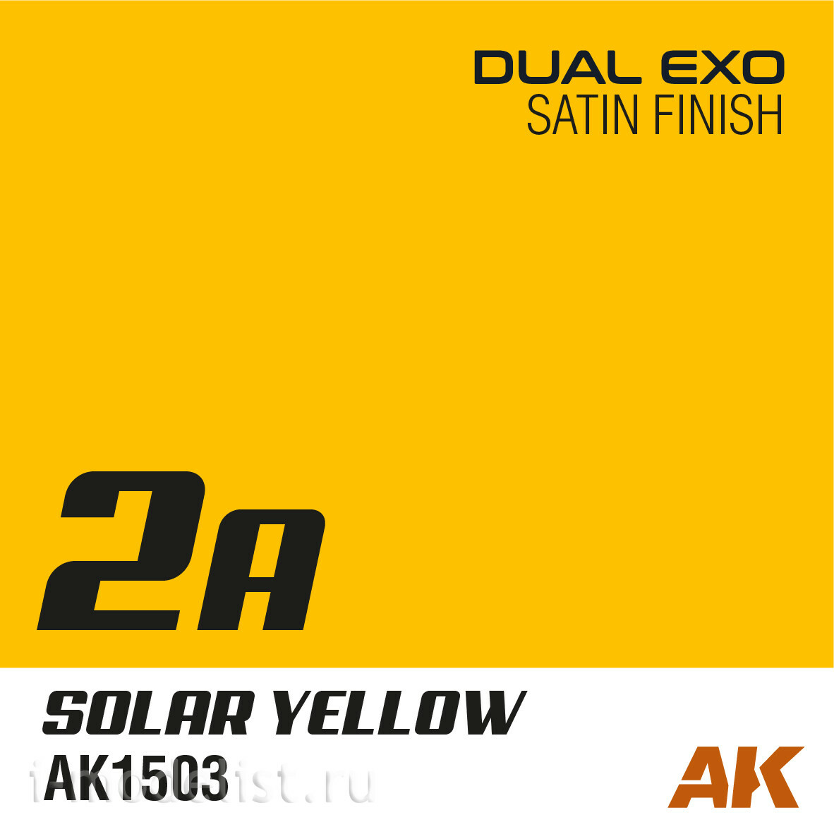 AK1503 AK Interactive Paint Dual Exo - 2A Sunny yellow, 60 ml