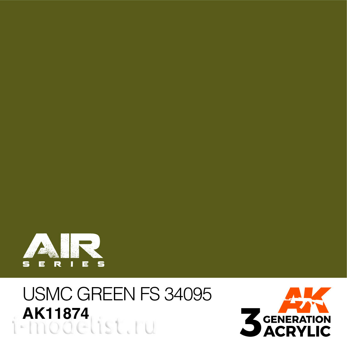 AK11874 AK Interactive Acrylic paint USMC GREEN FS 34095
