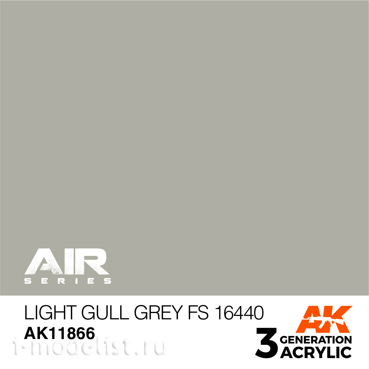 AK11866 AK Interactive Acrylic paint LIGHT GULL GREY FS 16440