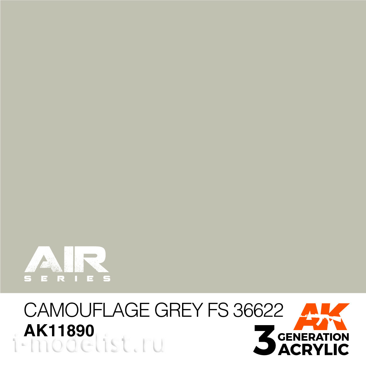 AK11890 AK Interactive Acrylic CAMOUFLAGE GREY FS 36622