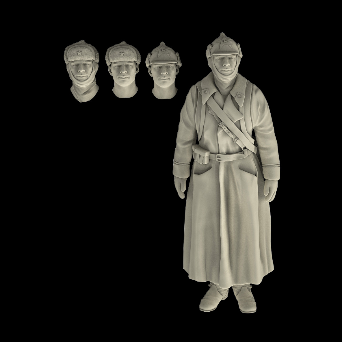 Im35075 Imodelist 1/35 Figure of an ordinary member of the STZ-5 crew (Zvezda)