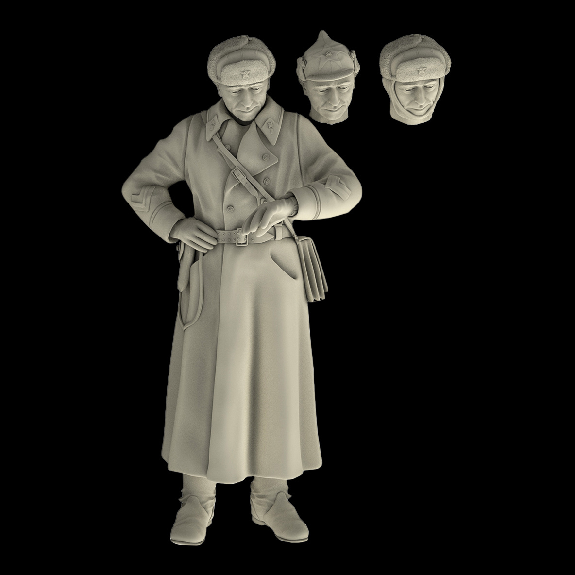 Im35076 Imodelist 1/35 Figure of the STZ-5 Crew Commander (Zvezda)