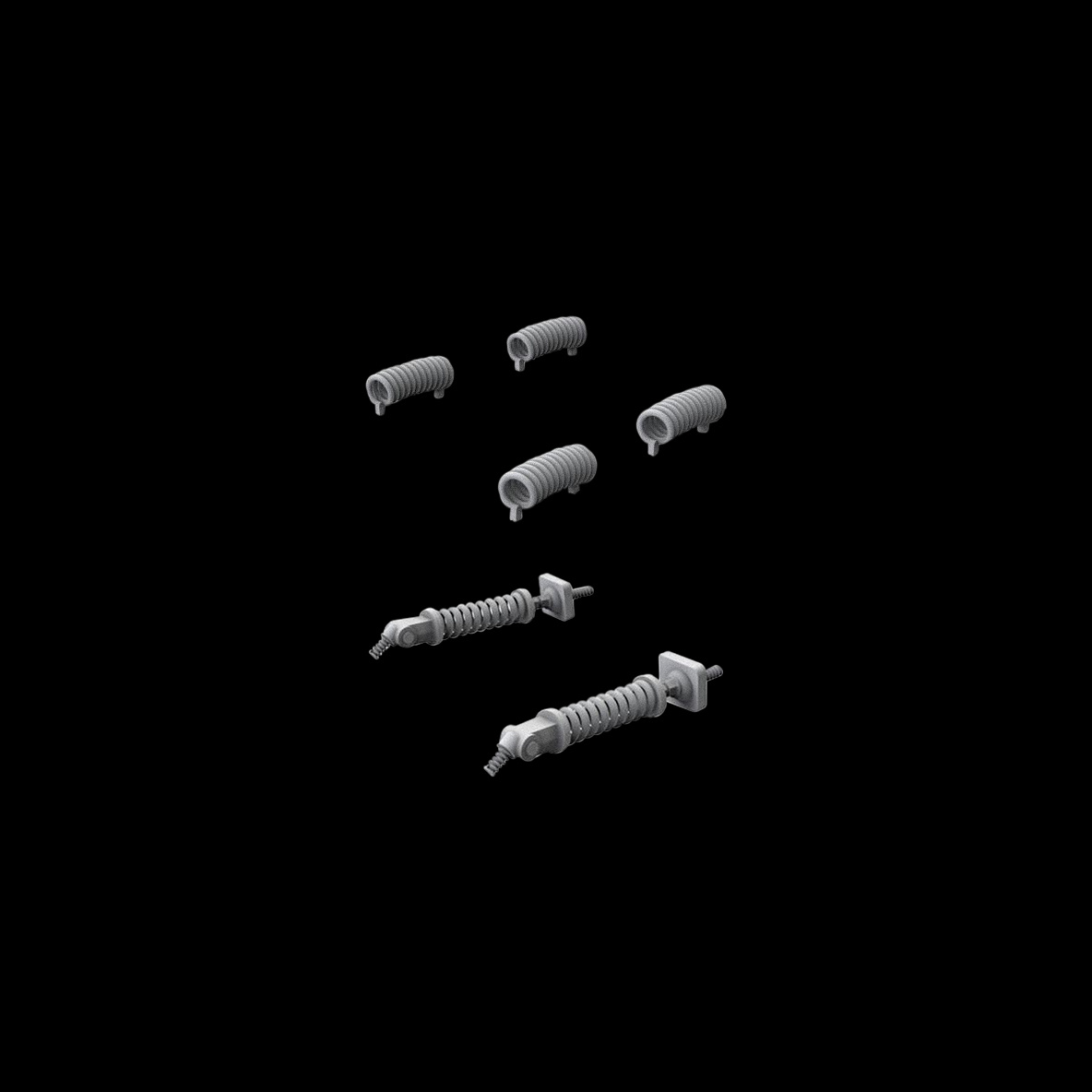 Im35078 Imodelist 1/35 Set of springs for chassis for STZ-5 (Zvezda)	