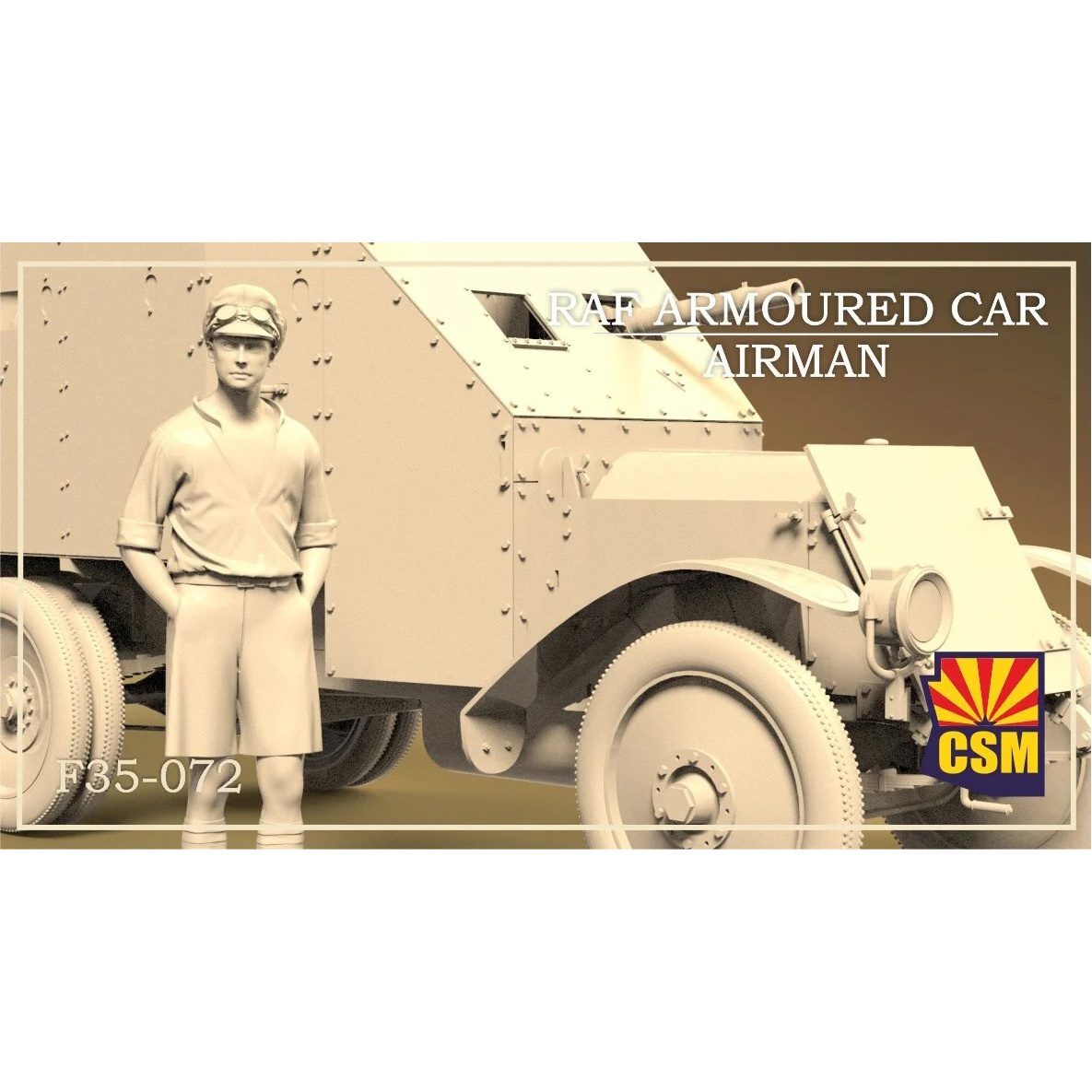 F35-072 Copper State Models 1/35 Пилfrom бронированного автомобиля Королевских ВВС