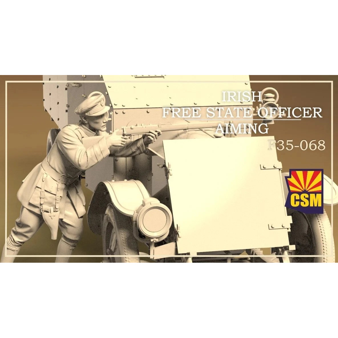 F35-068 Copper State Models 1/35 Офицер Ирландского Свободного государства, нацеленный
