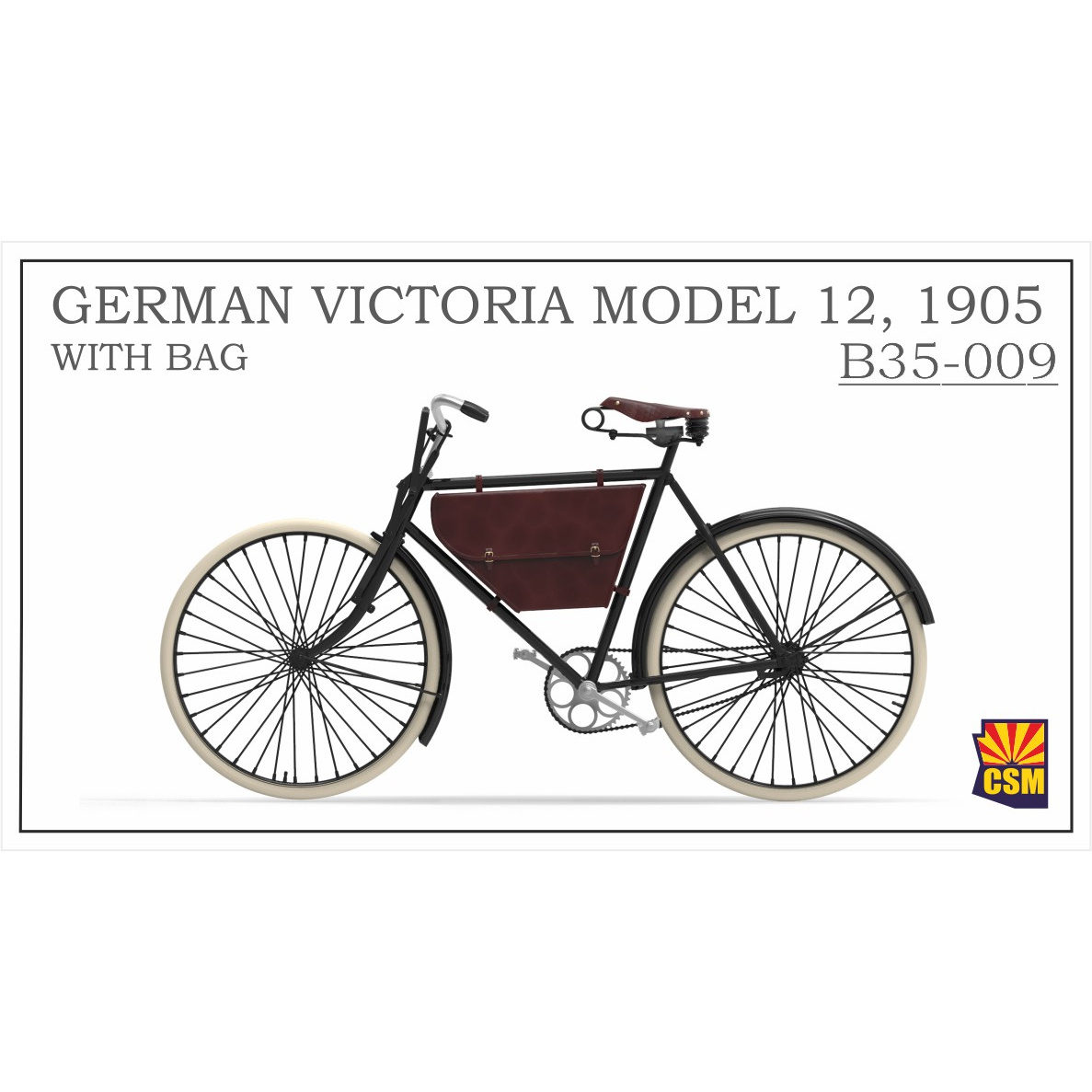 B35-009 Copper State Models 1/35 Notмецкий Victoria Model 12, 1905 г., с сумкой