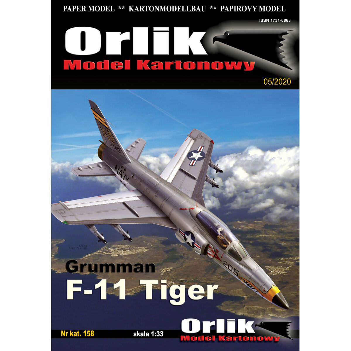 OR158 Orlik 1/33 Grumman F-11 Tiger