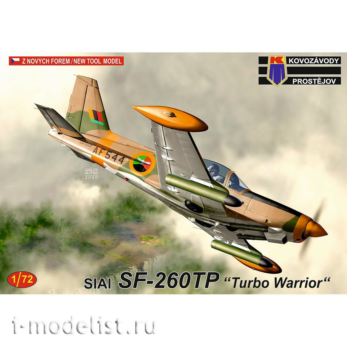 KPM0213 Kovozavody Prostejov 1/72 Aircraft SIAI SF-260TP 
