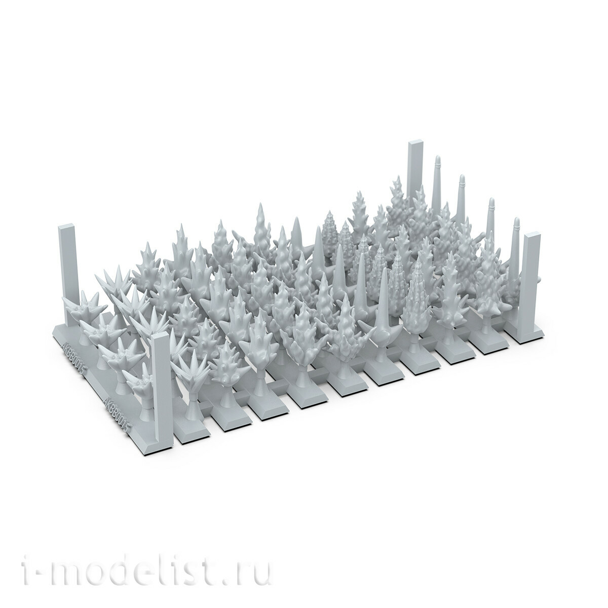 AKBIT0015 AK Interactive 3D-печать BASING BITS Эффект выстрела из оружия / Weapon Shot FX