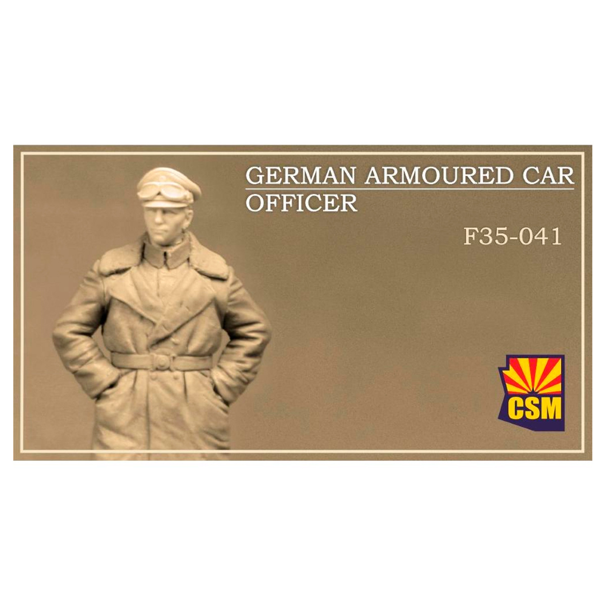 F35-041 Copper State Models 1/35 Офицер немецкого бронеавтомобиля
