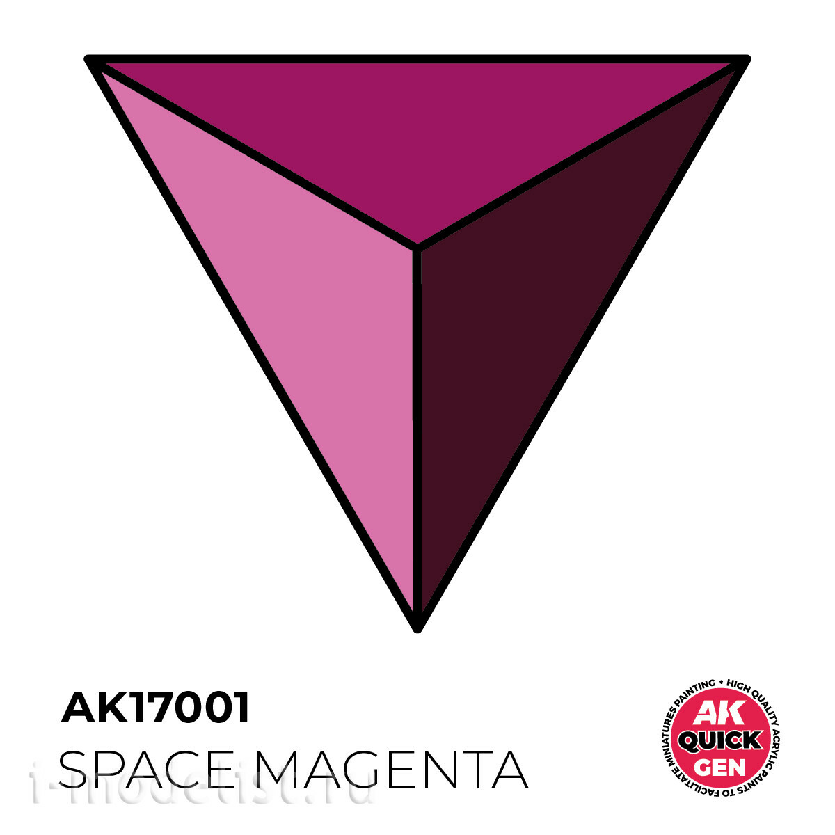 AK17001 AK Interactive Краска акриловая QUICK GEN - Космический пурпурный / SPACE MAGENTA