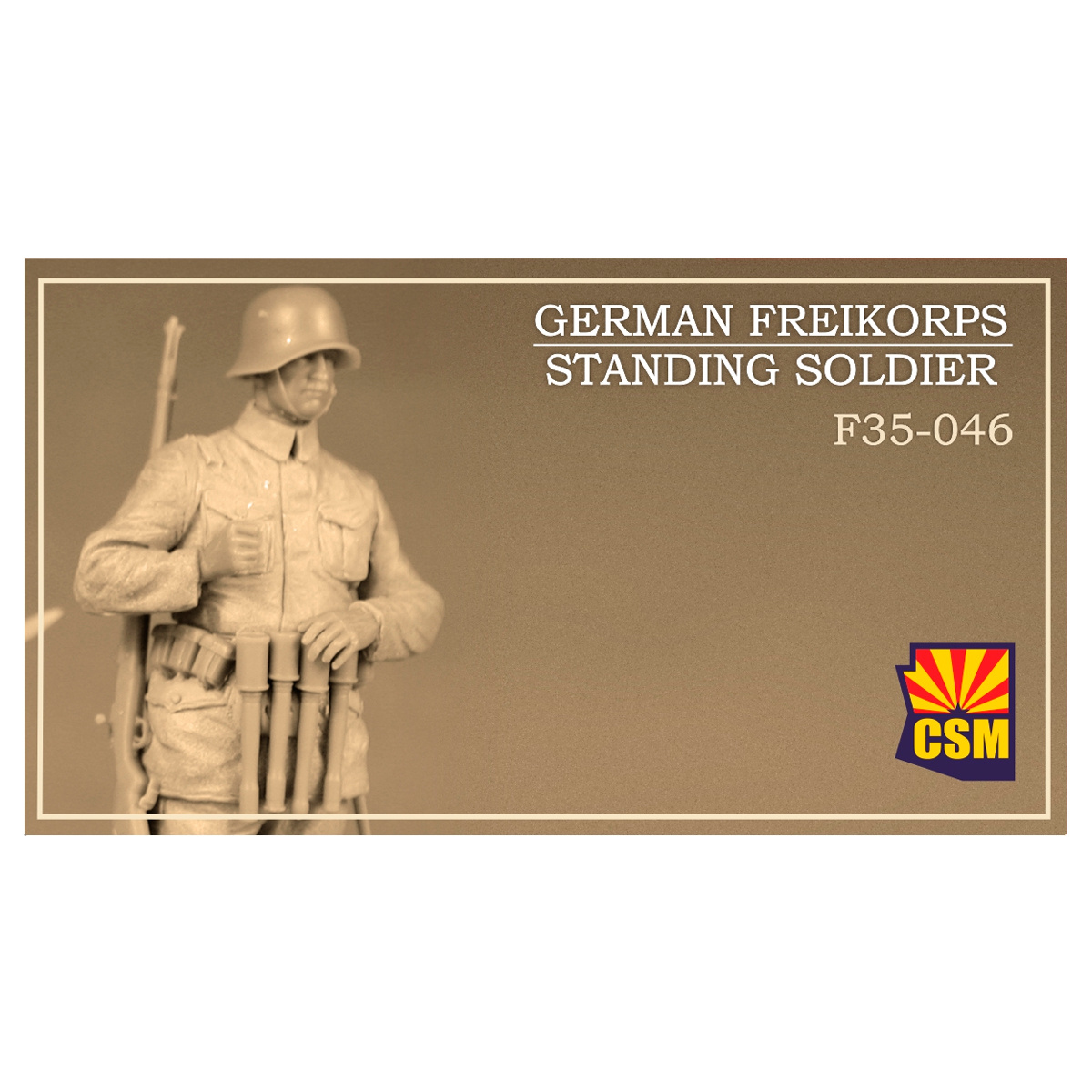 F35-046 Copper State Models 1/35 Стоящий солдат Notмецкого toбровольческого корпуса