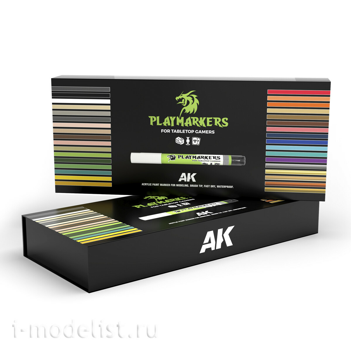 AKM150 AK Interactive Набор маркеров серии Playmarkers (34 шт.) / SPECIAL BOX PLAYMARKERS (34 units)
