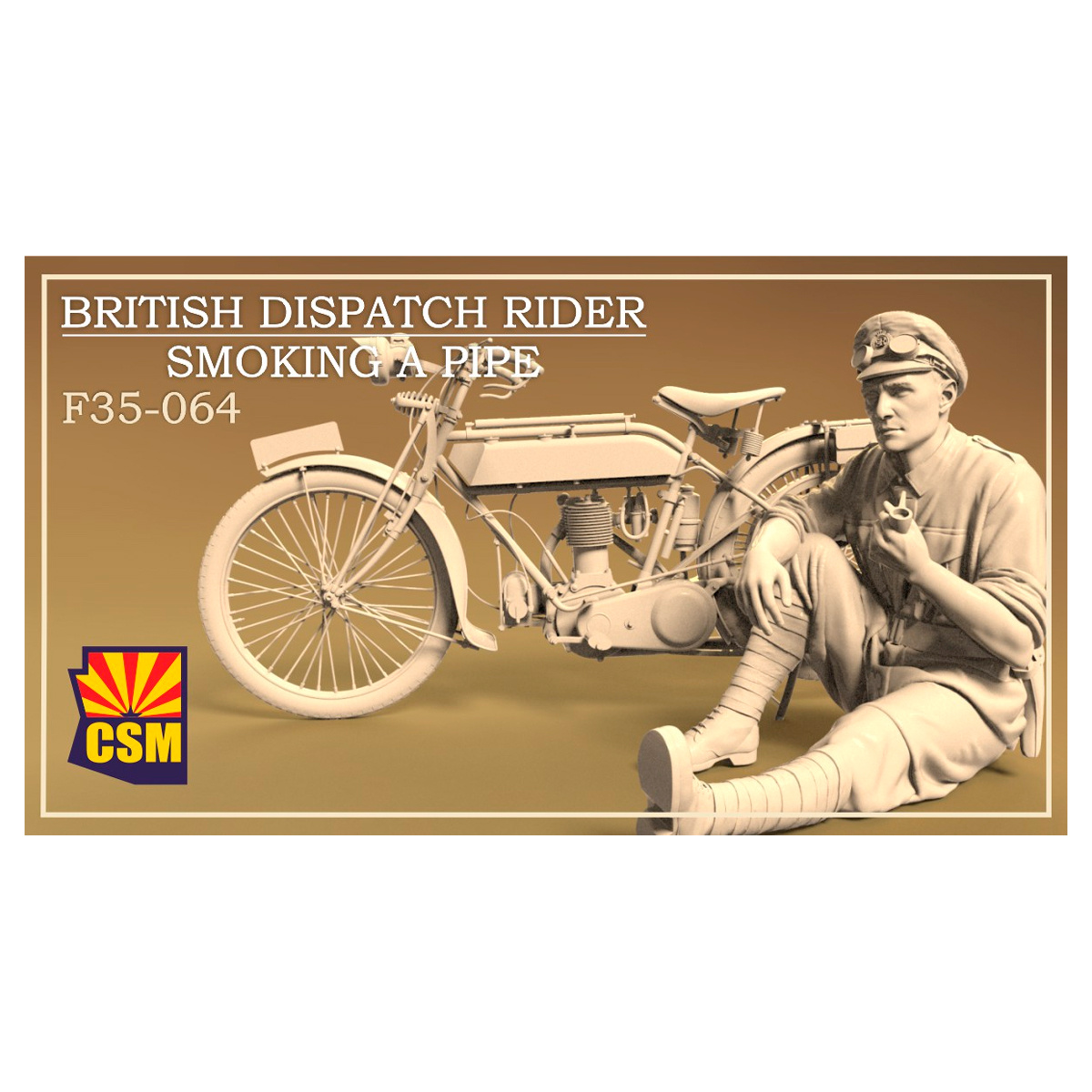 F35-064 Copper State Models 1/35 Британский курьер с курительной т$кой