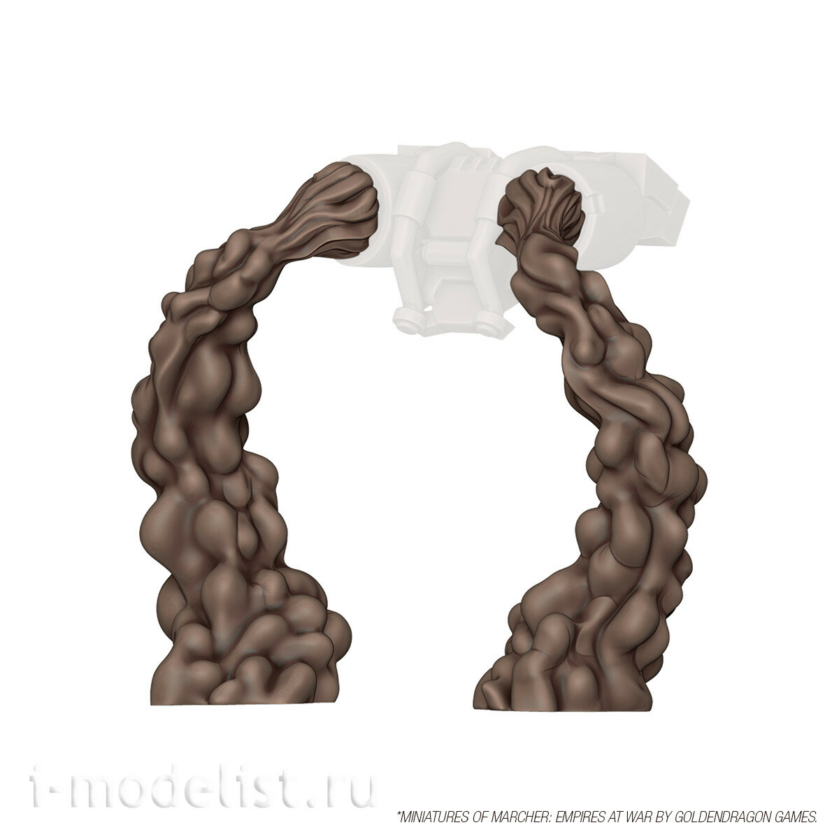 AKBIT0016 AK Interactive 3D-печать BASING BITS Эффект огня из ранца / Jump-pack Trail FX