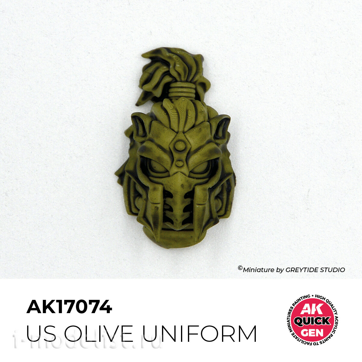 AK17074 AK Interactive Краска акриловая QUICK GEN - Оливковый цвет униформы США / US OLIVE UNIFORM