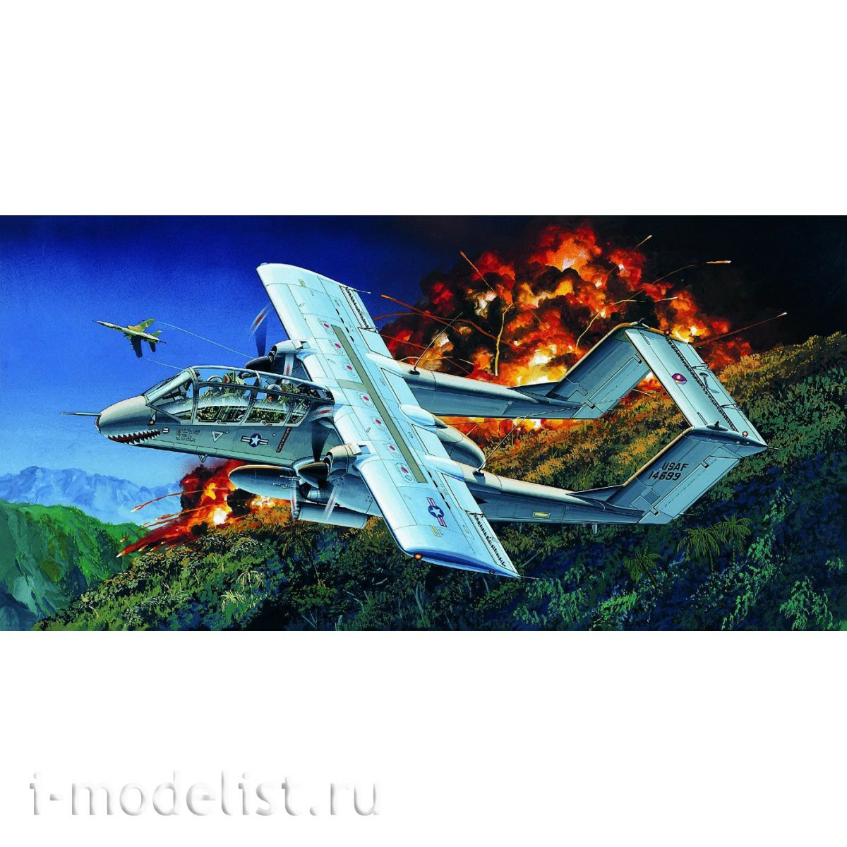 12463 Academy 1/72 American attack reconnaissance aircraft OV-10A