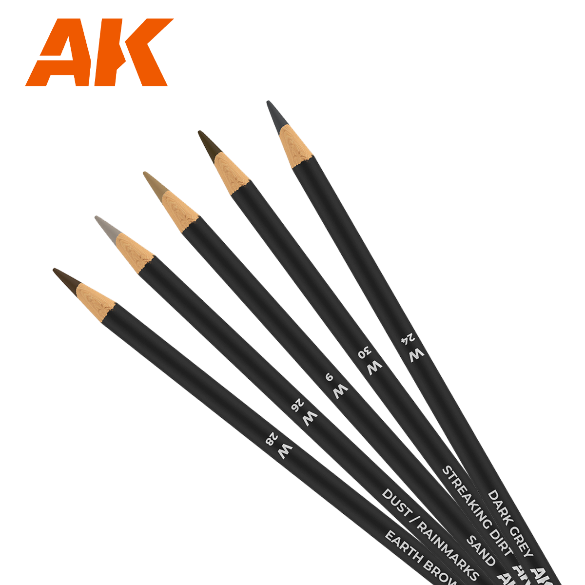 AKКМБ6 AK Interactive Набор карандашей для везеринга 