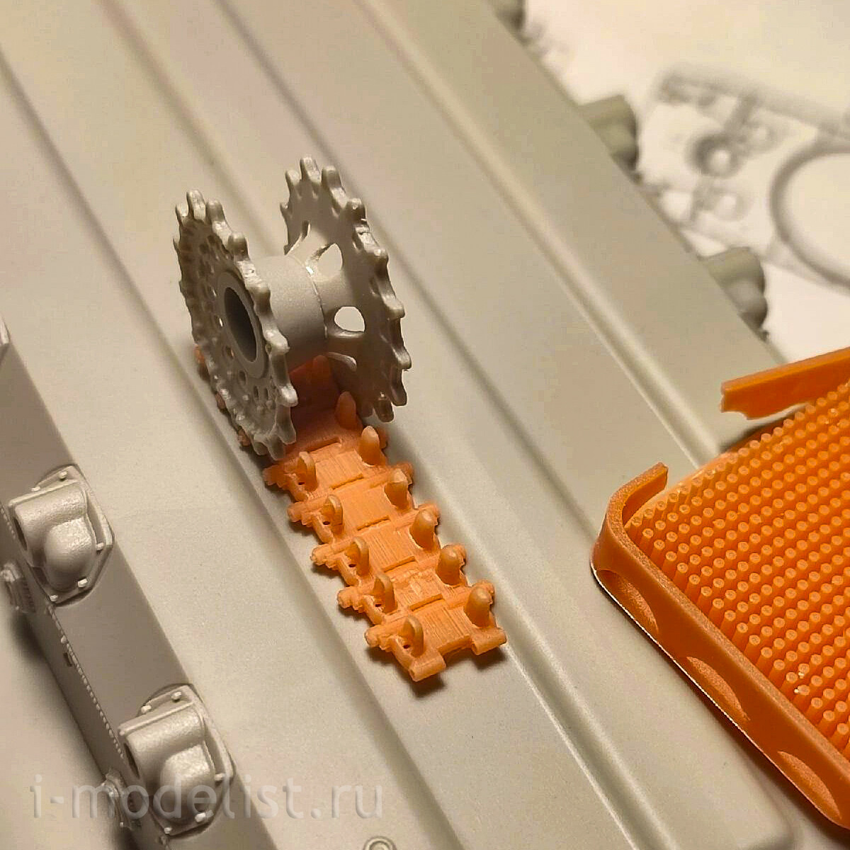 DVC35018 DVC 1/35 Tracks for Amphibious tank model 2S25 Sprut-SD (3D printing)