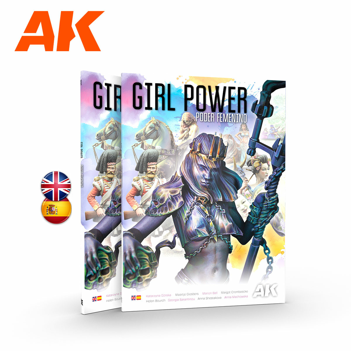 AK647 AK Interactive Book GIRL POWER / PODER FEMENINO / Female Power