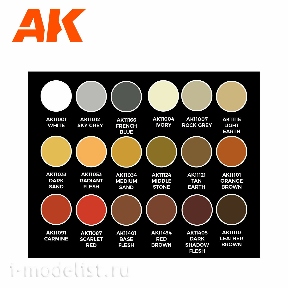 AK11773 AK Interactive Set of acrylic paints 