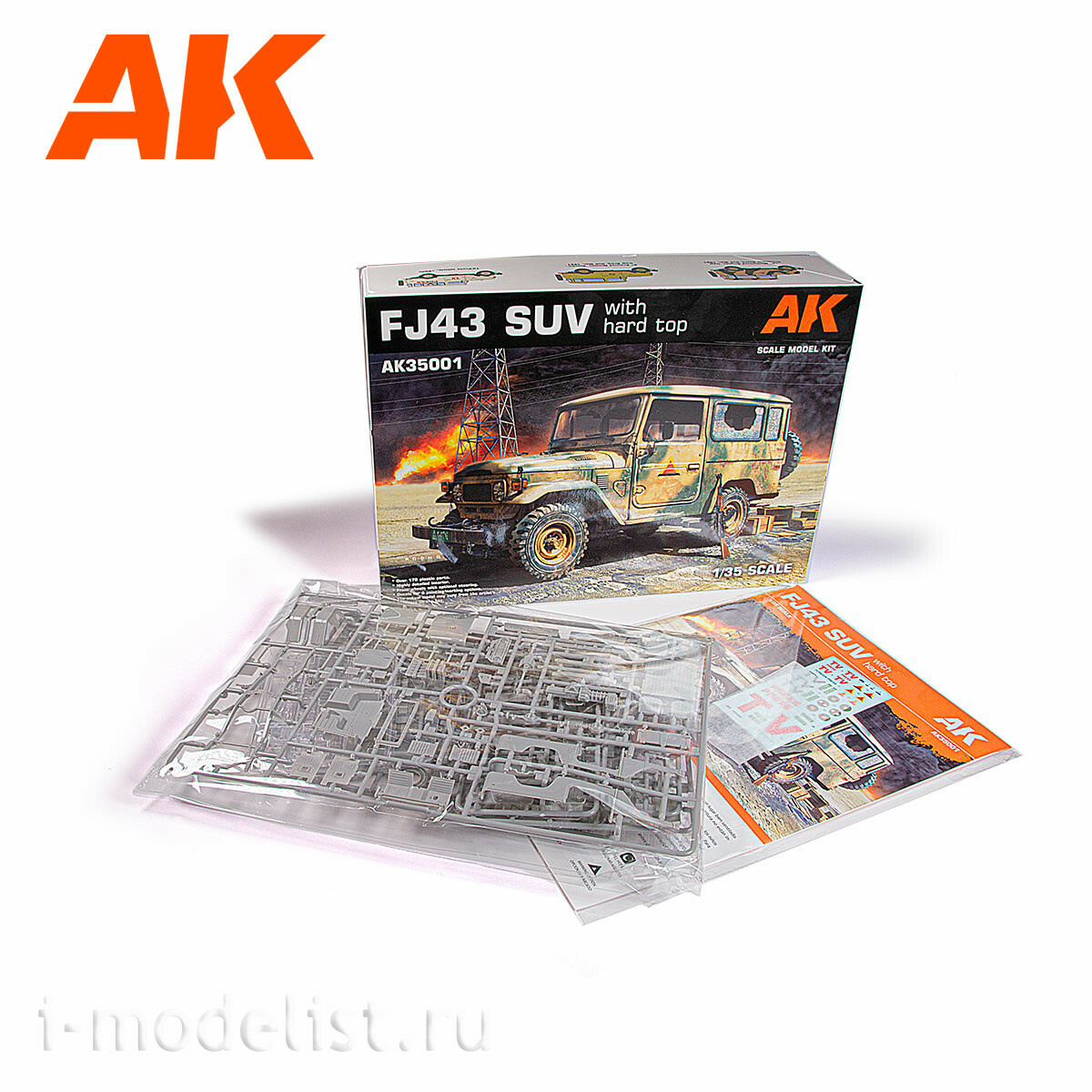 AK35001 AK Interactive 1/35 FJ43 SUV SUV with hard top