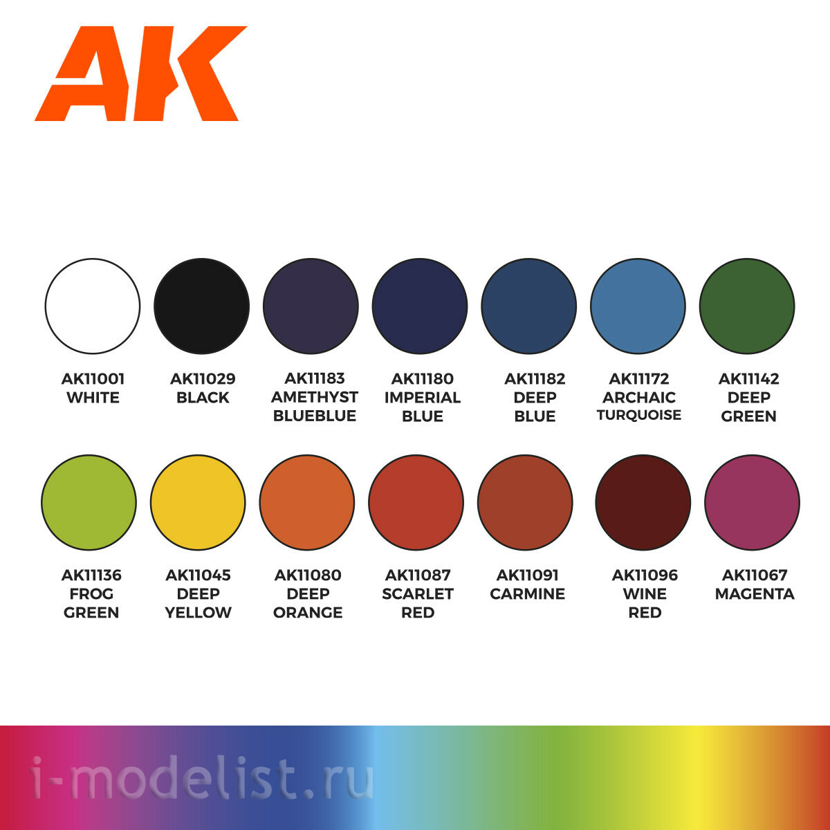 AK11775 AK Interactive Set of acrylic paints 