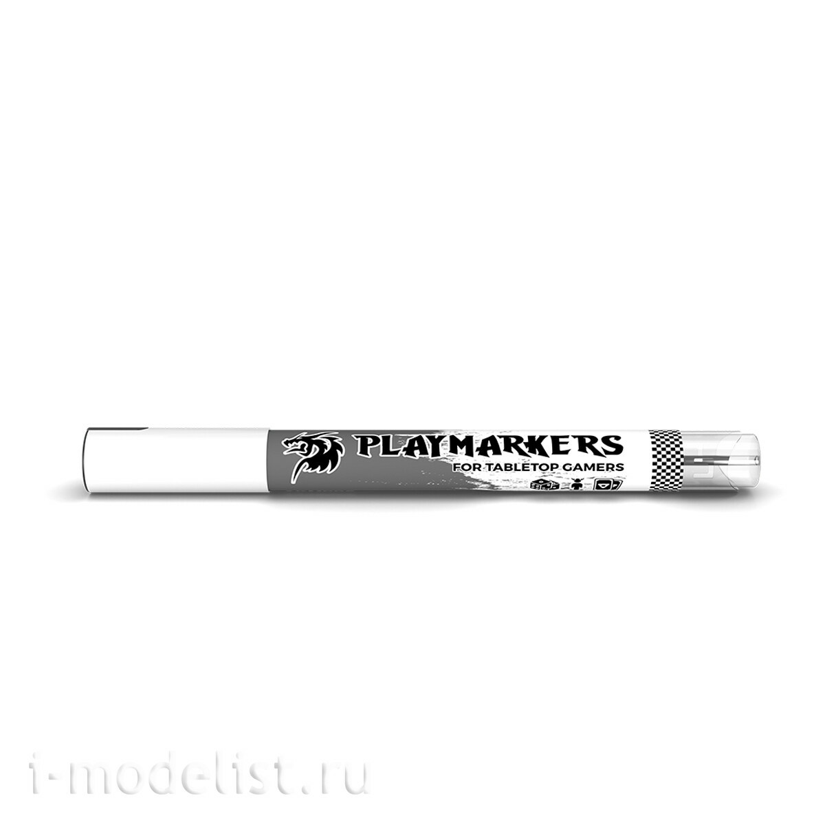 AKM006 AK Interactive Акриловый маркер PLAYMARKER - Тёмно-серый / DARK GREY – PLAYMARKER