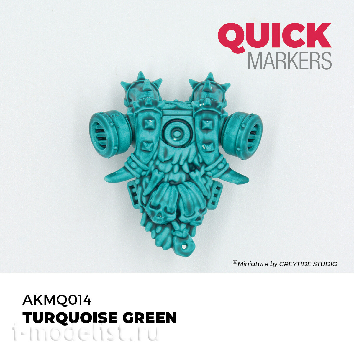 AKMQ014 AK Interactive Маркер QUICK MARKER - Бирюзово-зелёный / Turquoise Green