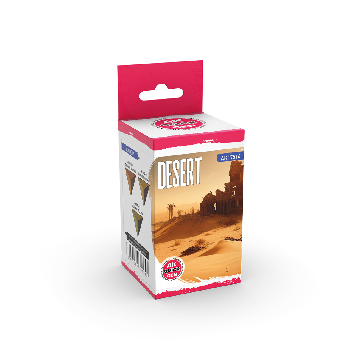 AK17514 AK Interactive Набор красок QUICK GEN - Пустыня / DESERT