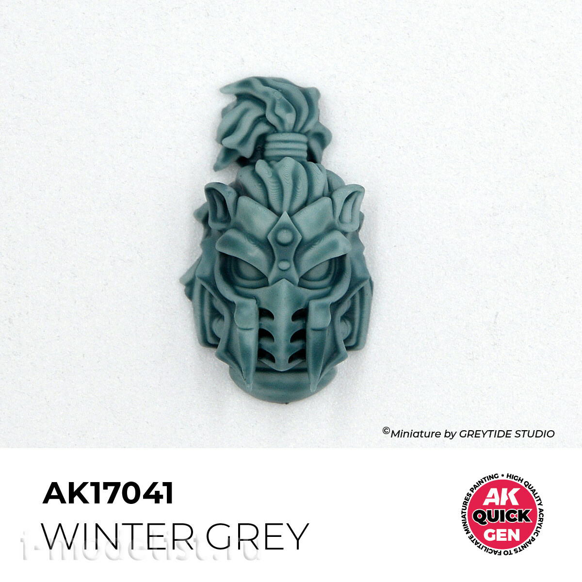 AK17041 AK Interactive Краска акриловая QUICK GEN - Зимний серый / WINTER GREY