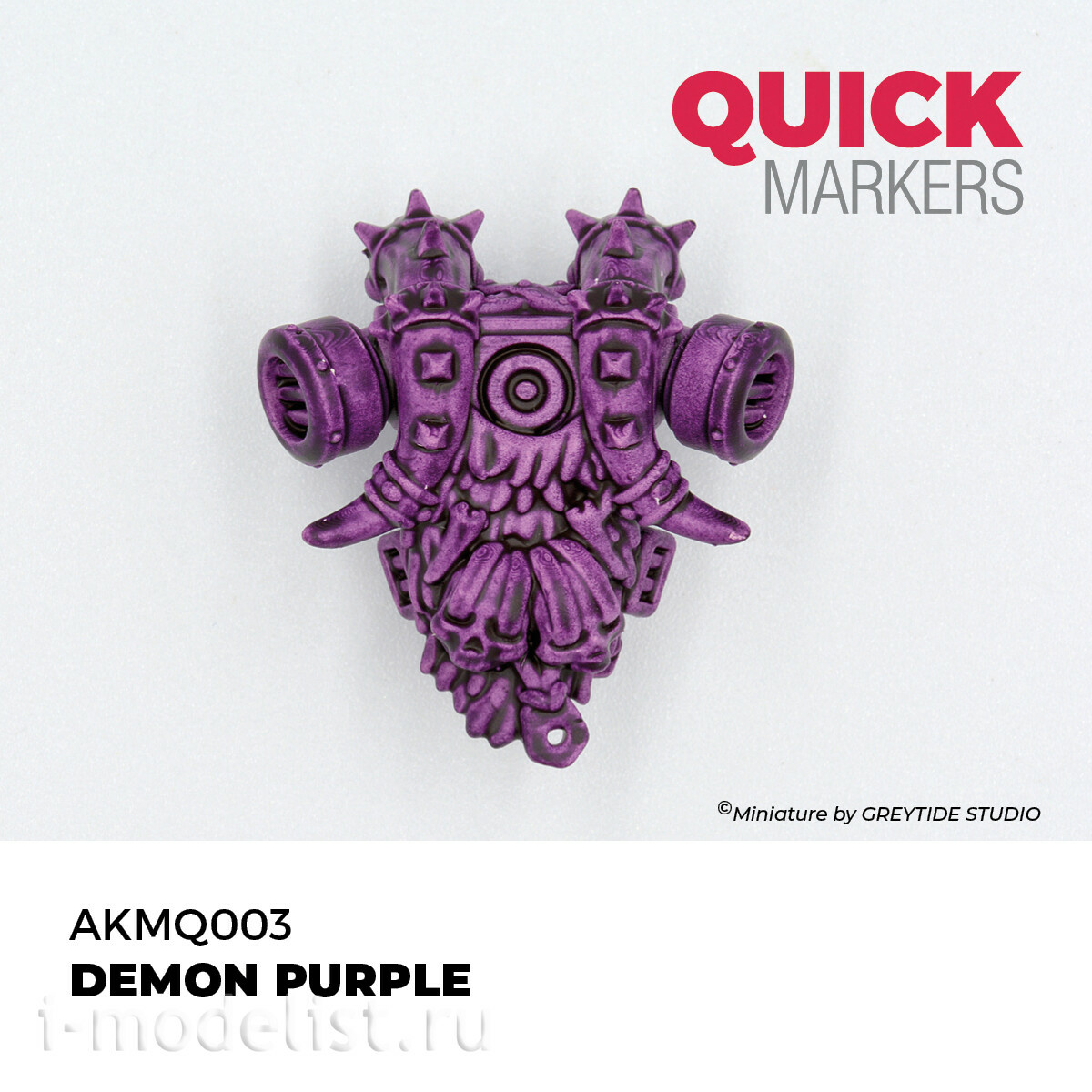 AKMQ003 AK Interactive Маркер QUICK MARKER - Демонический пурпурный / Demon Purple