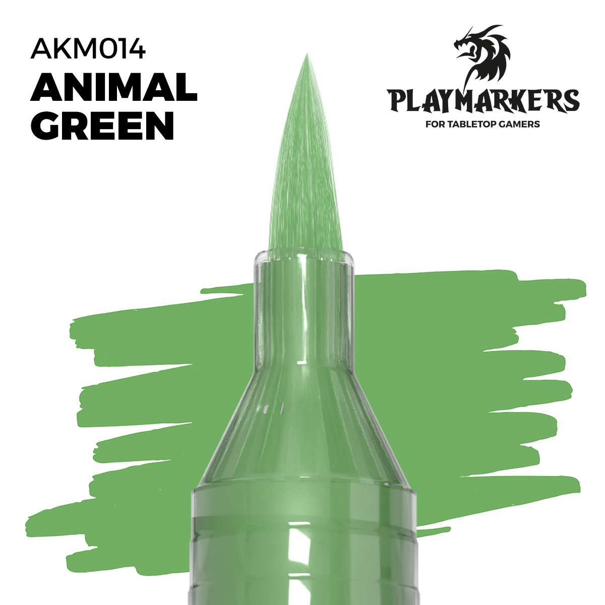 AKM014 AK Interactive Акриловый маркер PLAYMARKER - Живfromный зелёный / ANIMAL GREEN – PLAYMARKER