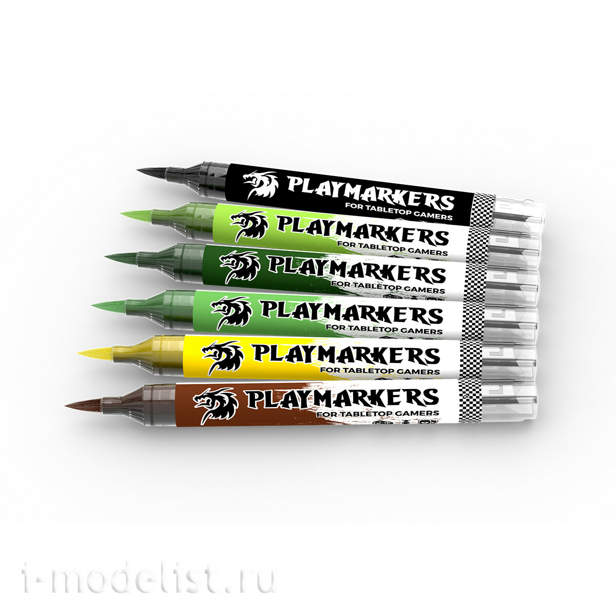 AKM104 AK Interactive Набор акриловых маркеров PLAYMARKER - Орки и гоблины / ORCS & GOBLINS – PLAYMARKER SET