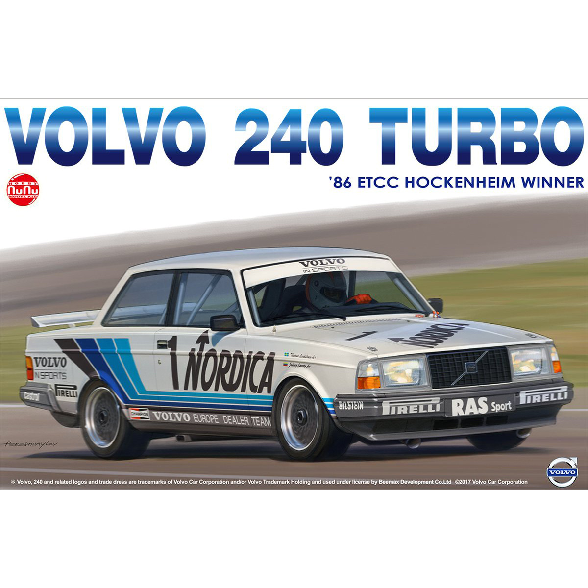 PN24013 NuNu 1/24 Volvo 240 Turbo '86 ETCC Hockenheim Winner