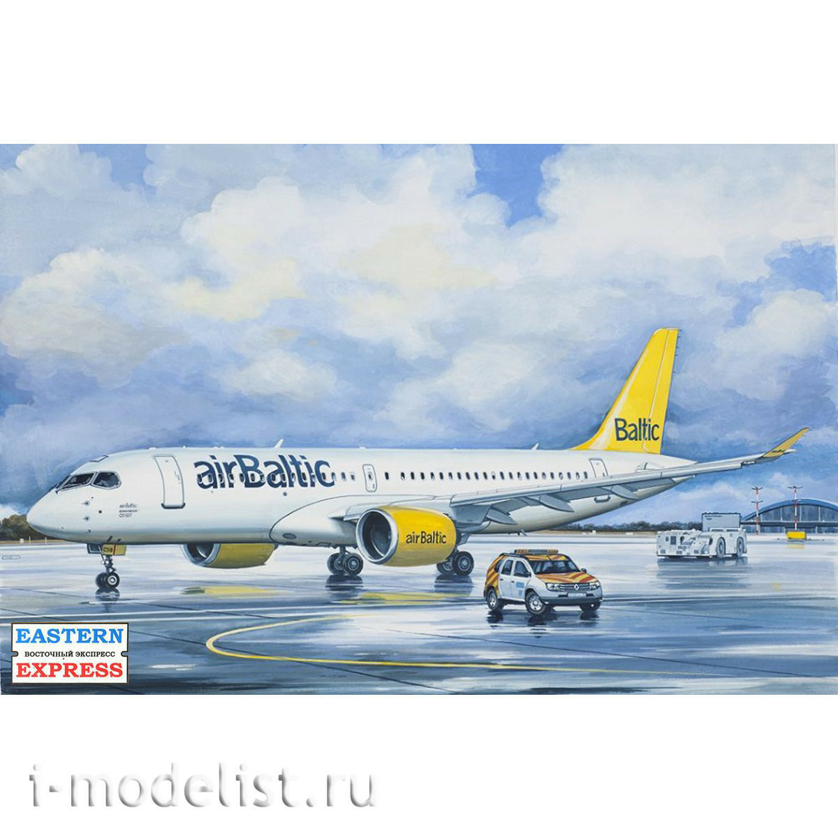 144136 Orient Express 1/144 Airliner A220-300 Air Baltic