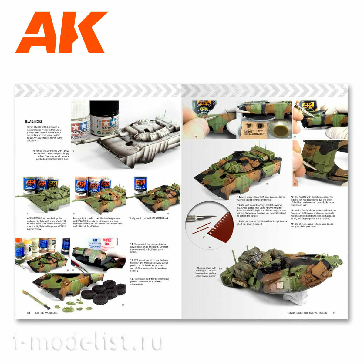 AK280 AK Interactive Creating, detailing and coloring small models 1/72 