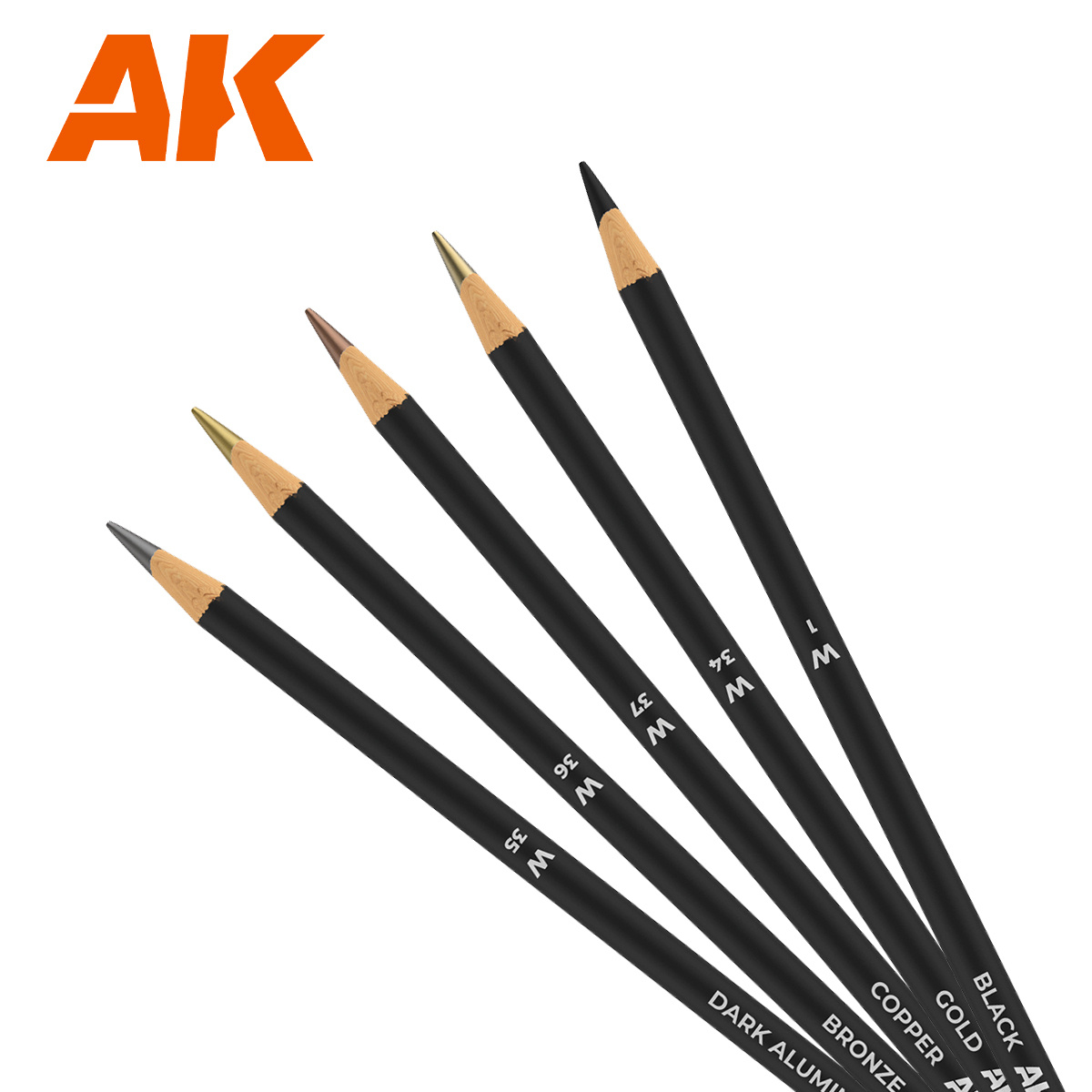 AKКМБ12 AK Interactive Набор карандашей для везеринга 