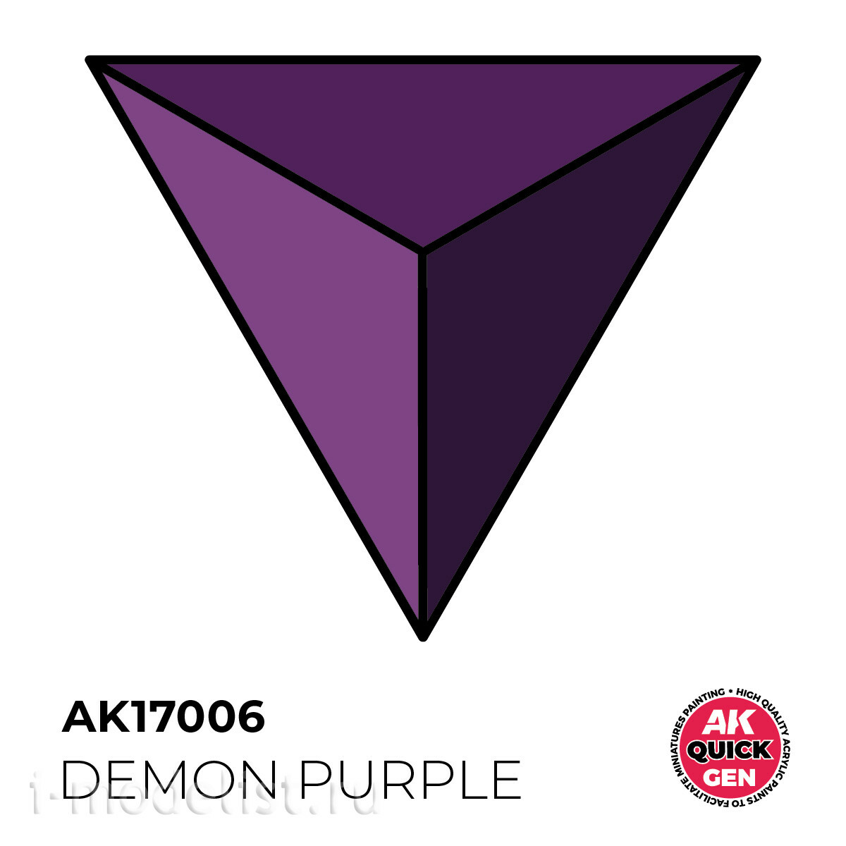 AK17006 AK Interactive Краска акриловая QUICK GEN - Демонический пурпур / DEMON PURPLE