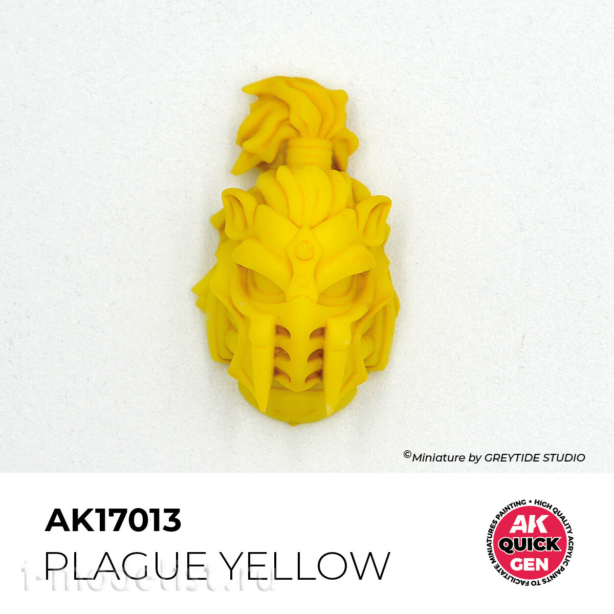AK17013 AK Interactive Краска акриловая QUICK GEN - Чумной жёлтый / PLAGUE YELLOW